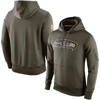 seattle seahawks salute to service men's hoodie